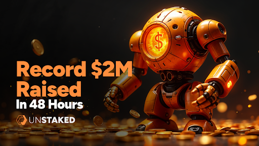 stage-12-unstaked-ai-presale-at-$0.008997-racks-up-$6-million:-near-protocol-develops-as-shib’s-trading-volume-dips
